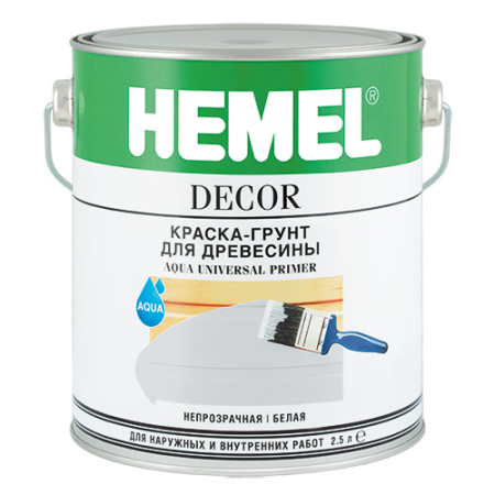 HEMEL Aqua Universal Primer Краска-грунт для древесины