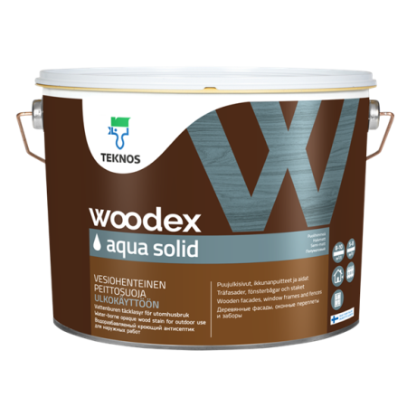 Teknos Woodex Aqua Solid водоразбавляемый кроющий антисептик